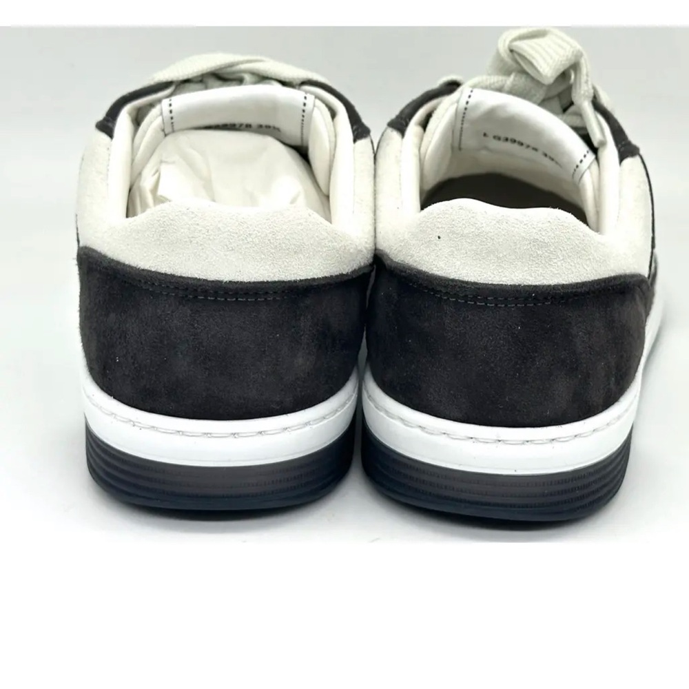 CHANEL Men's Black and Cream Sneakers - Picture 6 of 6